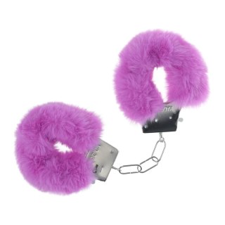 Classic Fluffy Handcuffs - Purple Ouch!