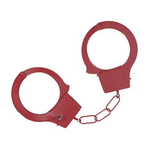 Classic Metal Handcuffs - Red Ouch!