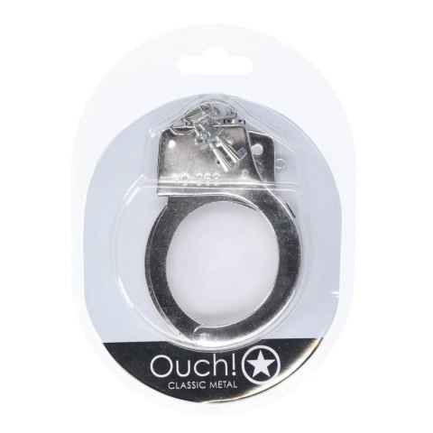 Classic Metal Handcuffs - Silver Ouch!