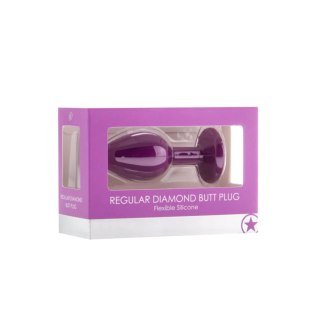 Diamond Butt Plug - Regular purple Ouch!
