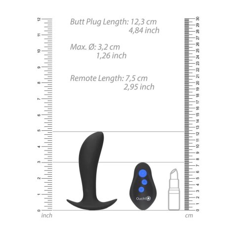 E-stim Vibrating Butt Plug Ouch!