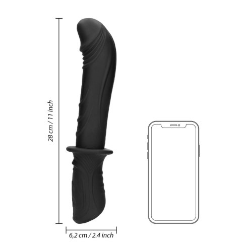 Hand Held Vibrating Sex Machine - Black Ouch!