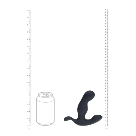 Heating and Vibrating Silicone Prostate Stimulator - Black Levelz