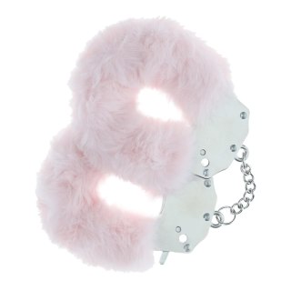 Heavy-duty Fluffy Handcuffs - Powder Pink Ouch!
