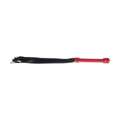 Milan Collection - Flogger - Black/Red Ouch!