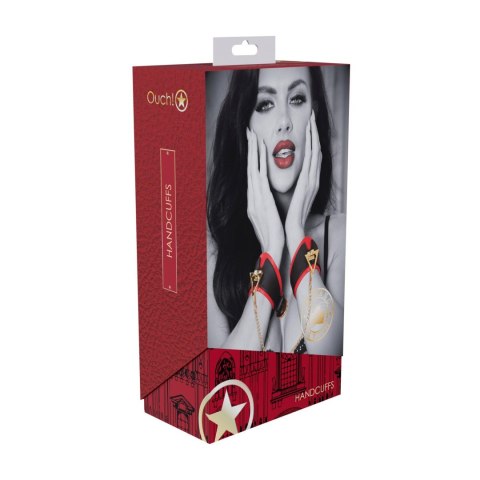 Milan Collection - Handcuffs - Black/Red Ouch!