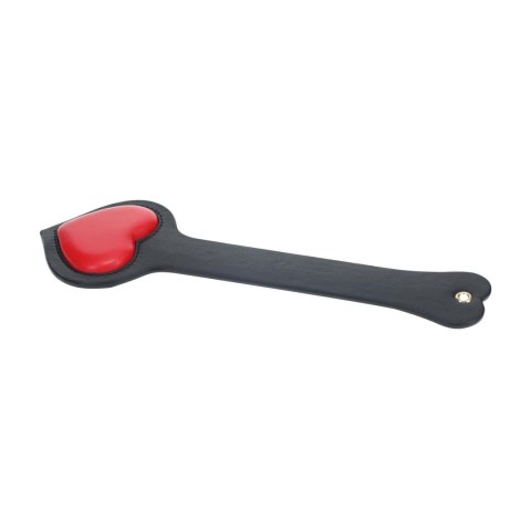Milan Collection - Paddle - Black/Red Ouch!