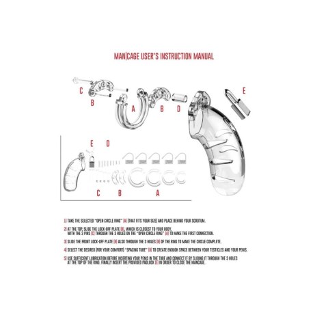 Model 04 Chastity Cock Cage - 11,5 cm ManCage