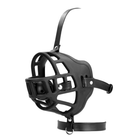 Muzzle with Removable Ball Gag - Black Ouch!