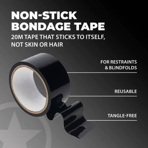 PVC Non-Stick Tape - 20 m - Black Ouch!