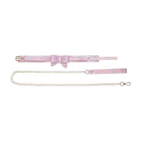 Paris Collection - Collar with Leash - Pink Ouch!
