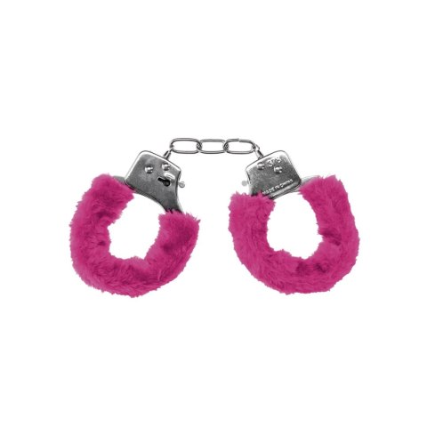 Pleasure Handcuffs Furry Pink Ouch!