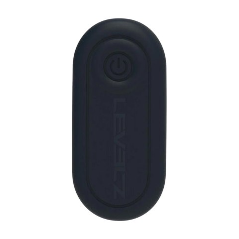 Remote Control Beaded Vibrating Silicone Anal Plug - Black Levelz