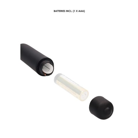 Silicone Vibrating Bullet Plug Extra Long Ouch!