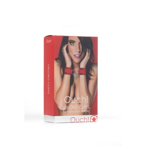 Velcro Cuffs Red Ouch!